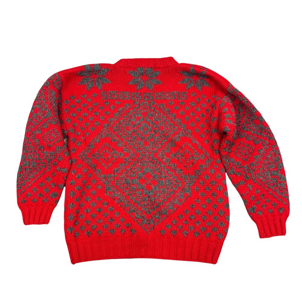 VTG GAP Hand Knit Wool Sweater - Picture 5 of 5